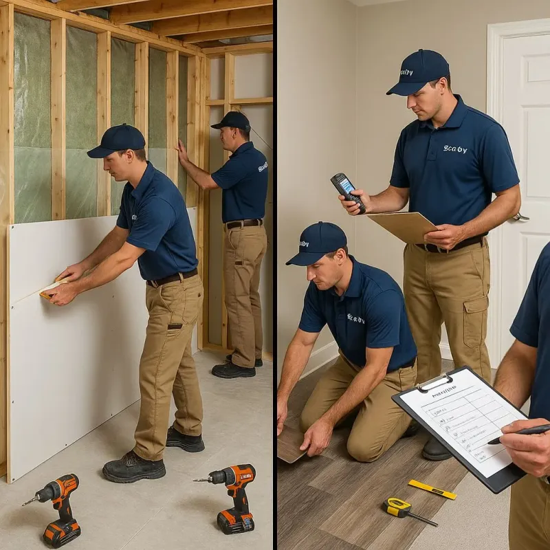 Repairs and Reconstruction process in Clinton, NY
